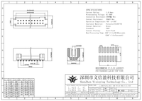 Connecteur de boîtier à broches personnalisable DC3 pour PCB, pas de 1,0/1,27/2,0/2,54 mm, pour connexions de fils