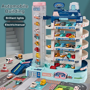 Système de stationnement de voitures électrique multi-niveaux personnalisé, assemblage en <span class=keywords><strong>plastique</strong></span>, <span class=keywords><strong>jouet</strong></span> de <span class=keywords><strong>garage</strong></span> pour enfants, stationne les voitures avec des fonctions de contrôle - Product Image 2