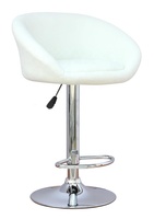 Chaise de bar en cuir noir de luxe réglable moderne de haute qualité