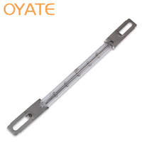 Lampe chauffante infrarouge halogène à ondes courtes, tube chauffant IR en quartz pour le chauffage de feuilles de thermoformage plastique, OEM ODM