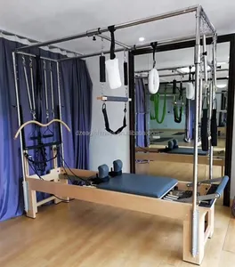 Cadillac Pilates kombinasi Trapeze penuh reparasi Combo Studio Pilates dengan kayu Maple