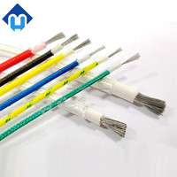 Glasfaser-Ummanteltes Silikonkabel Elektrisches Kabel 20 18 AWG Mehradrig Verzinnter Kupferleiter für Industrielle Heizgeräte
