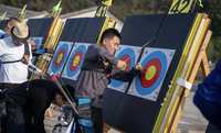 Ensemble d'arc et de flèches de plein air Float Island SCOX-Z1321 en matériau XPE, couleur et taille personnalisées, Shandong Archery Shooting