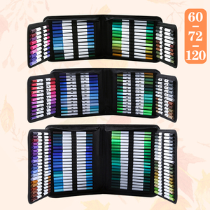 <span class=keywords><strong>Pennarelli</strong></span> artistici di alta qualità 24/12/36/48/60/72/120 colori disegno scritte calligrafia acquerello pennello punta set di penne - Product Image 1