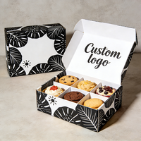 Boîtes d'emballage pour gaufres Crumbl, boîtes à biscuits imperméables, emballage de luxe haut de gamme pour boulangerie, édition spéciale