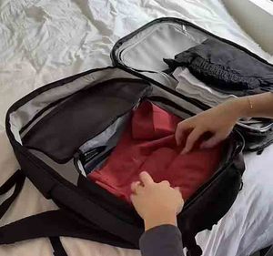 Zaino Alla Moda in Nylon a Doppia Spalla per Viaggi d'Affari, Bagaglio Intelligente per Viaggi in Aereo - Product Image 5
