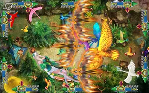 High Quality 4 Player Bird Fairy Fish Game Board Machine