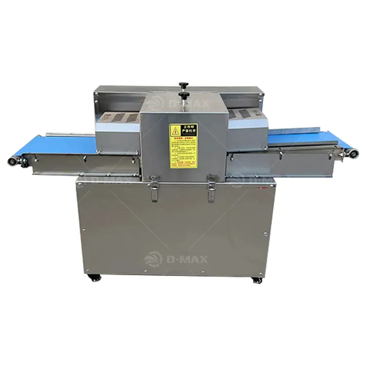 Stainless steel parallel fresh meat slicer fish meat duck breast cutting and slicing machine chicken breast slicing machine