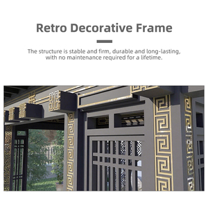 Paquete de jardín confuciano de alto rendimiento Pabellón eléctrico moderno de estilo chino para esquina Zen para todas las estaciones - Product Image 4