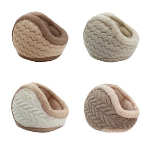 Couvre-oreilles en peluche de style Maillard, mignon et pliable Couvre-oreilles antigel pour femmes, cheveux de <span class=keywords><strong>lapin</strong></span>, chaud pour étudiants, hiver - Product Image 5