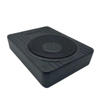 Modèle populaire 12V voiture audio mince woofer sous siège subwoofer 10 pouces pure basse active subwoofer sous siège pour voiture