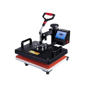 High Quality Manual 5 in 1 Heat Press Machine for T - Shirt <b>Bags</b> Mug Plate Base <b>Hat</b> Jigsaw Puzzle Semi-automatic Heat Tran - Product Image 3