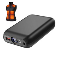 Batterie portable OEM ODM 7,4V 12V pour couverture chauffante 5000mAh - 20000mAh pour veste chauffante USB 5V, sweat à capuche, pantalon, manteau, chaise, équipement d'extérieur