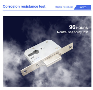 Chất lượng cao bằng thép không gỉ Móc Đôi khóa (a40zdj) bền và chống trộm cho cửa trượt với Key mở khóa cách - Product Image 3