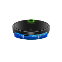 LIECTROUX Aspirateur robot ZM-013B moins cher avec station de charge, télécommande, réservoir d'eau humide et nettoyage