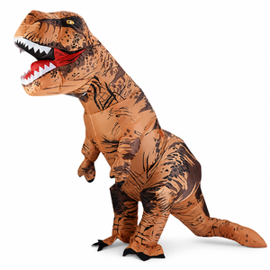 Costume de dinosaure gonflable pour enfant, T-Rex, pour fête d'Halloween, cosplay amusant, avec ventilateur à piles, taille unique, convient à la plupart des enfants - Product Image 4