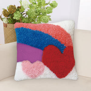 Custom Printed Canvas Moon Stars Modern Latch Hook Cushion <strong>Rug</strong> Making Kits for Adults Crafts - Product Image 2