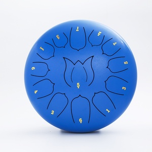 Ethereal Mini Drum 6/6.8/8/10/12/13 pulgadas Tambor de lengua de acero Forget-Worry Color Vacío Disco de músico de percusión sin preocupaciones - Product Image 3