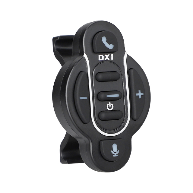 Wireless Handlebar Bluetooth Remote Button Waterproof Handsfree Call Music Volume Control for Motorcycle Electric Bike Bicycle