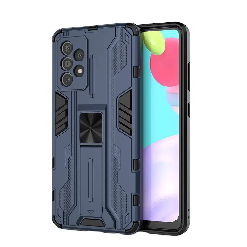 온라인 쇼핑 패션 안티 가을 TPU PC 킥 스탠드 Shockproof 전화 케이스 대량 삼성 갤럭시 A52 S22 스마트 폰 커버 케이스