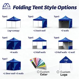 Carpas de exposición de aluminio <span class=keywords><strong>3X3</strong></span> Carpa Gazebo Toldos al aire libre Pop Up Gazebos Gazibo Carpas de exposición impermeables - Product Image 4