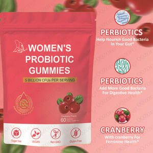 OEM de fábrica al por mayor mujeres gomitas probióticas suplemento promueve olor saludable Flora producto de belleza - Product Image 4