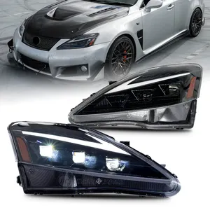 HCMOTIONZ Заводская анимация DRL IS350 C ISF IS 220d передняя фара 2006-2013 светодиодные фары для Lexus IS250