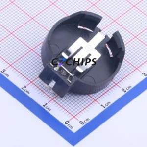 BS-24-A5AK018 Button & Strip Battery Connector Through hole Component (THT) Connector Battery Holder CR2450 Phosphor Bronze Tin - Product Image 1