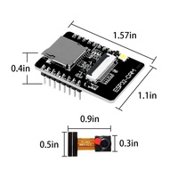 ESP32-CAM Wi-Fi dan Papan Pengembangan dengan Kamera OV Antarmuka USB-ke-Serial Platform ESP-IDF Sistem Operasi Windows untuk Robot