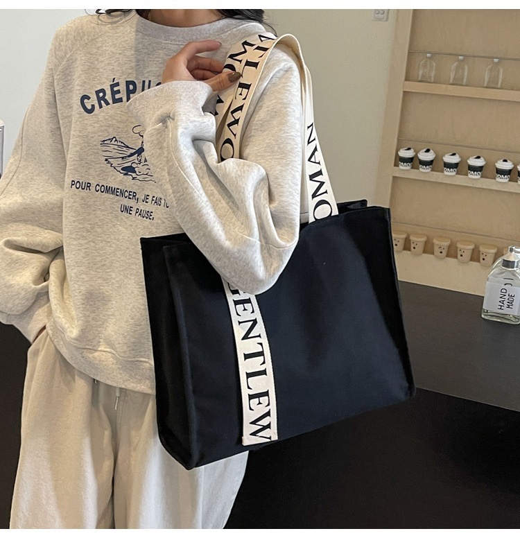 Women s Large Capacity Canvas Shoulder