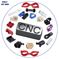 Pièce d'usinage CNC de fraisage en aluminium de précision personnalisé noir anodisé CNC usiné 6061-T6 pièce CNC de tige de vélo de course en aluminium