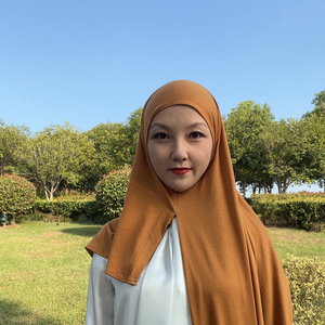 Nuova moda personalizzata One <span class=keywords><strong>Loop</strong></span> InstantJersey Hijab musulmana copricapo islamico sciarpa sciarpa - Product Image 6