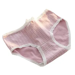 Bragas de algodón con estampado de amor bonitas para mujer, 5 uds., lote de calzoncillos suaves transpirables, lencería femenina Sexy con logotipo en la cintura - Product Image 5