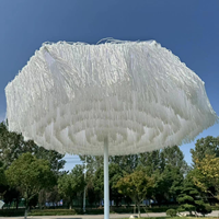 Parasol de luxe en aluminium sur mesure pour terrasse, parc, restaurant, café et espace extérieur – Direct Usine