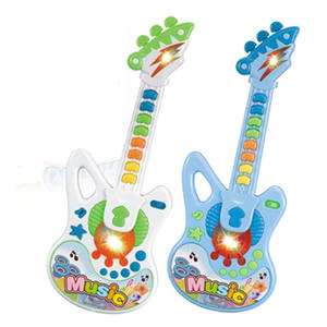 WOWEI bambini chitarra elettrica & pianoforte giocattolo con musica e luci chitarra giochi di musica illuminante giocattoli di musica strumento musicale - Product Image 1