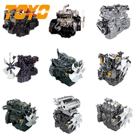 Nouveaux moteurs de machines refroidis par eau à démarrage manuel 4tnv98 3tnv88 4tnv94 4tnv88 4tne98 Ensemble moteur complet pour excavatrice