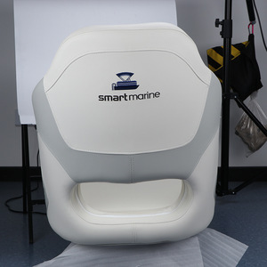 Foldable Uv Resistant Boat Seat High Back Soft <b>Padded</b> Captain <b>Chair</b> For Boats - Product Image 4
