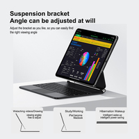 Tablet ve kılıfları için kablosuz sihirli klavye kapak Touchpad klavyeler koruma Ipad kılıfı Pro 11 inç Ipad hava 4/5th Gen