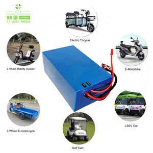 Baterai Lithium Lifepo4, performa tinggi 2KW/3KW/5kW sepeda listrik 60V 72V baterai sepeda motor tahan air - Product Image 3