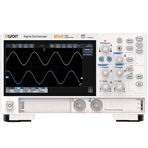 Oscilloscope numérique de bureau ADS800A, bande passante 70 MHz, deux canaux, résolution 12 bits, fréquence d'échantillonnage 1,25 GSa/s, écran tactile 7 pouces - Product Image 2