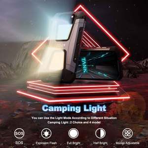 Điện thoại thông minh tích hợp máy chiếu với RAM khổng lồ 22GB và bộ nhớ 256GB, điện thoại thông minh LED chống nước, máy chiếu điện thoại di động 5G Tank 2 - Product Image 5