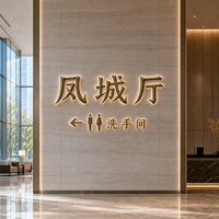 Panneau publicitaire LED miniature personnalisable pour centre commercial, logo d'entreprise, fond mural, gravure sur verre acrylique