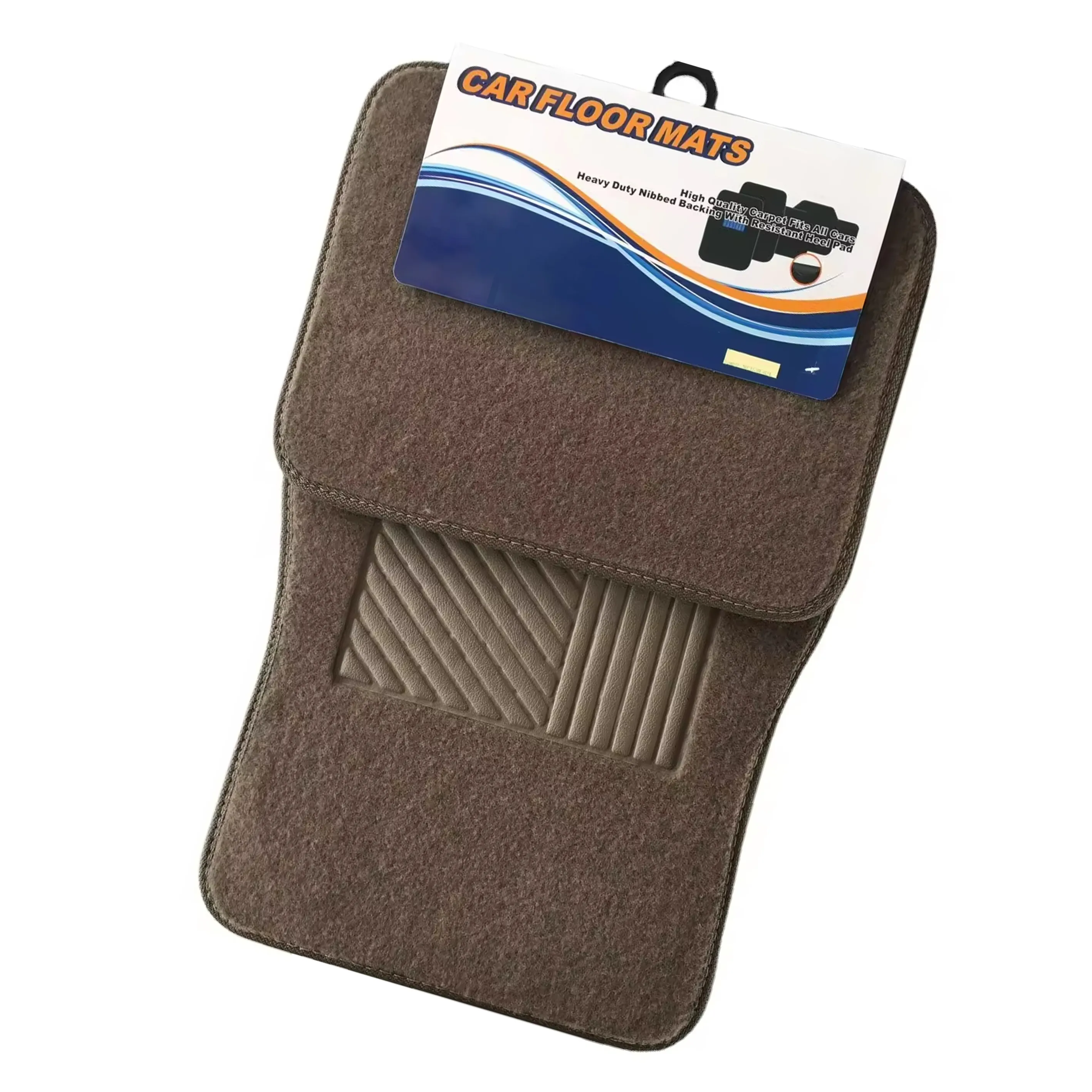 Customizable PVC/TPR Car Mat Manufacturers' Easy Wash Universal Waterproof Non-Slip Carpet Floor Mats for Cars