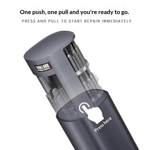 <span class=keywords><strong>JIAFA</strong></span> – Kit de tournevis électrique 78-en-1 avec 5 vitesses de couple, écran LED et USB-C pour réparation de téléphones - Product Image 5