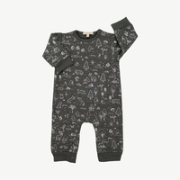 Mameluco de Bebé de Algodón Pima Orgánico, Mono de Felpa Francesa, Mameluco Personalizado para Recién Nacido, Ropa de Bebé Ecológica de Invierno, Ropa de Dormir para Bebé