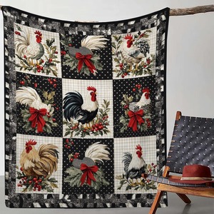 Manta de Franela con Estampado Moderno, Manta para Siesta, Transpirable, Suave al Tacto, para Dormitorio, Sala de Estar, Impresión Personalizada, OEM, ODM - Product Image 5