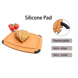 Planche à découper en bois de cuisine antibactérienne en gros avec gravure de vacances produits en gros-bloc à découper en fibre - Product Image 5