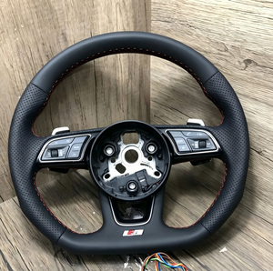 Volante Modificato Pronto per la Consegna per <span class=keywords><strong>Audi</strong></span> A5 <span class=keywords><strong>Sportback</strong></span> B9 A7 <span class=keywords><strong>Sportback</strong></span> C8 Accessori Interni Auto - Product Image 1