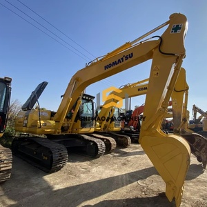 Excavatrice sur chenilles Komatsu PC160 d'occasion de 16 tonnes, importée directement du Japon, pour les travaux d'ingénierie des pipelines et d'excavation souterraine - Product Image 1