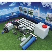 Dessalement de l'eau de mer 250L/H Système RO Watermaker marin pour le dessalement de l'eau salée à l'eau potable Dessalinisateur de bateau